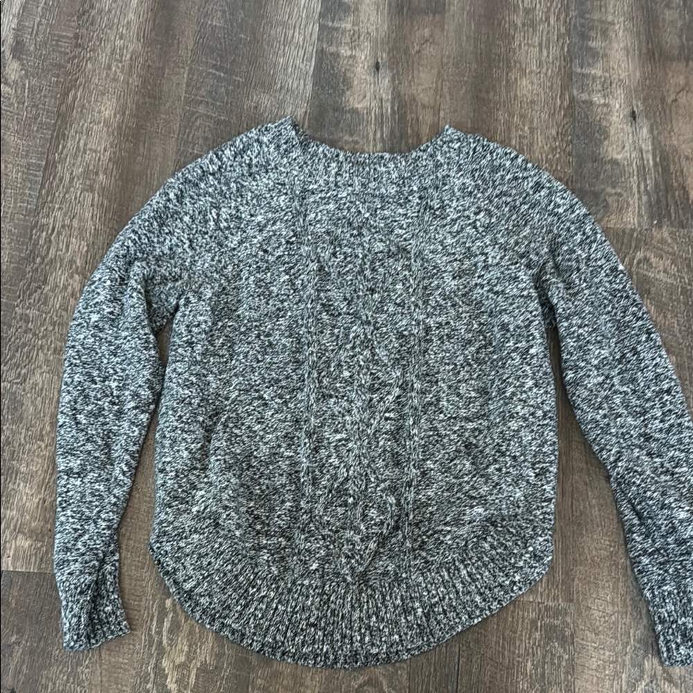 Black and white sweater